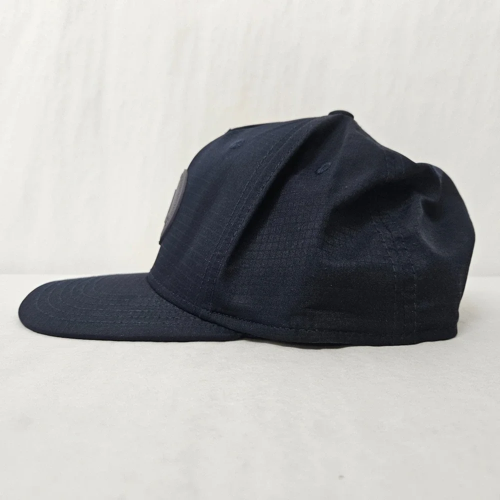 Adidas Affiliate II Snapback Hat Aeroready Navy Blue Ripstop Reflective 3-Stripe